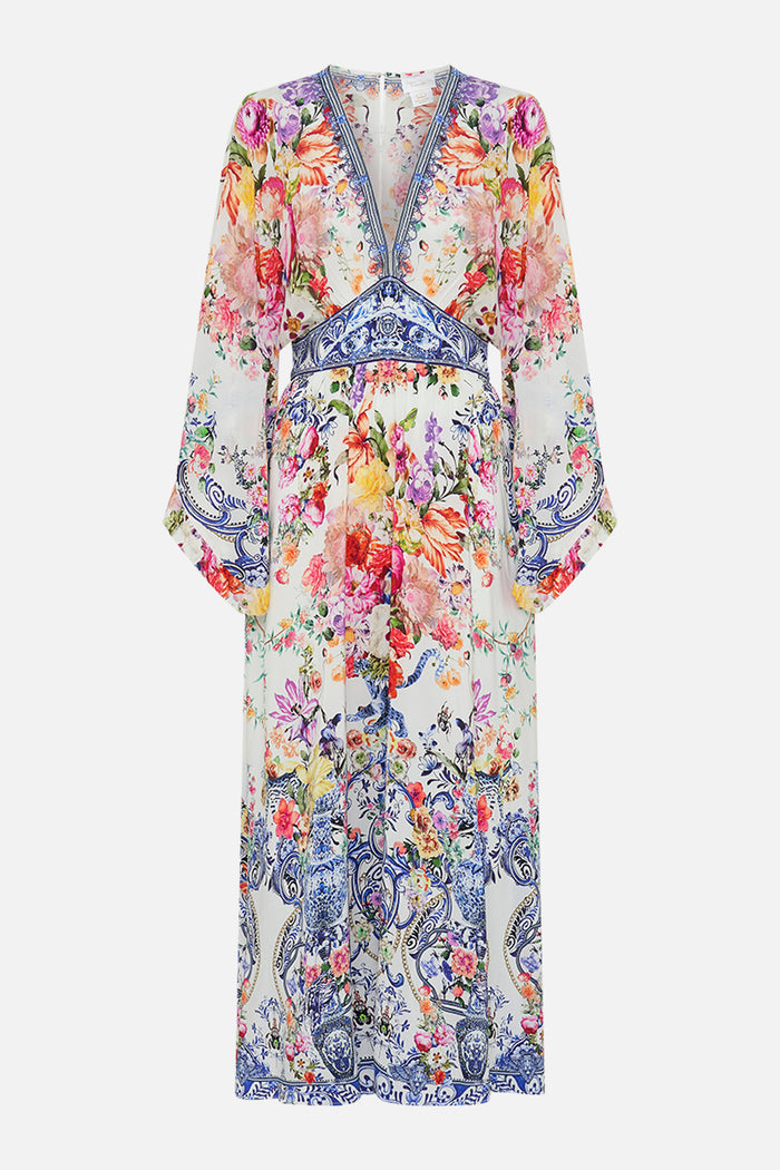 CAMILLA WAISTED DRESS WITH KIMONO SLEEVE - DUTCH IS LIFE - ESCAPE CLOTHING