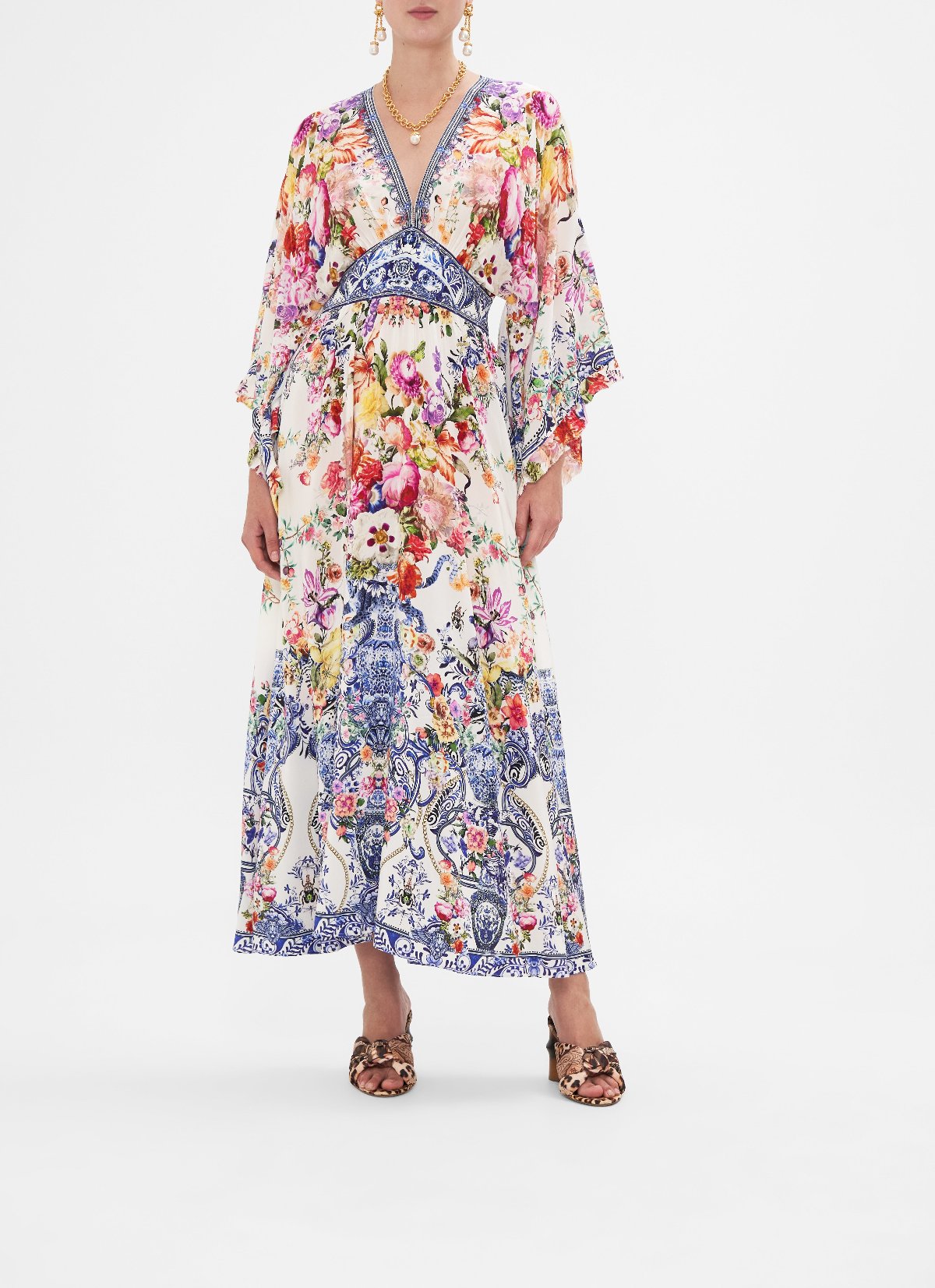CAMILLA WAISTED DRESS WITH KIMONO SLEEVE - DUTCH IS LIFE - ESCAPE CLOTHING