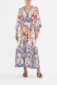 CAMILLA WAISTED DRESS WITH KIMONO SLEEVE - DUTCH IS LIFE - ESCAPE CLOTHING