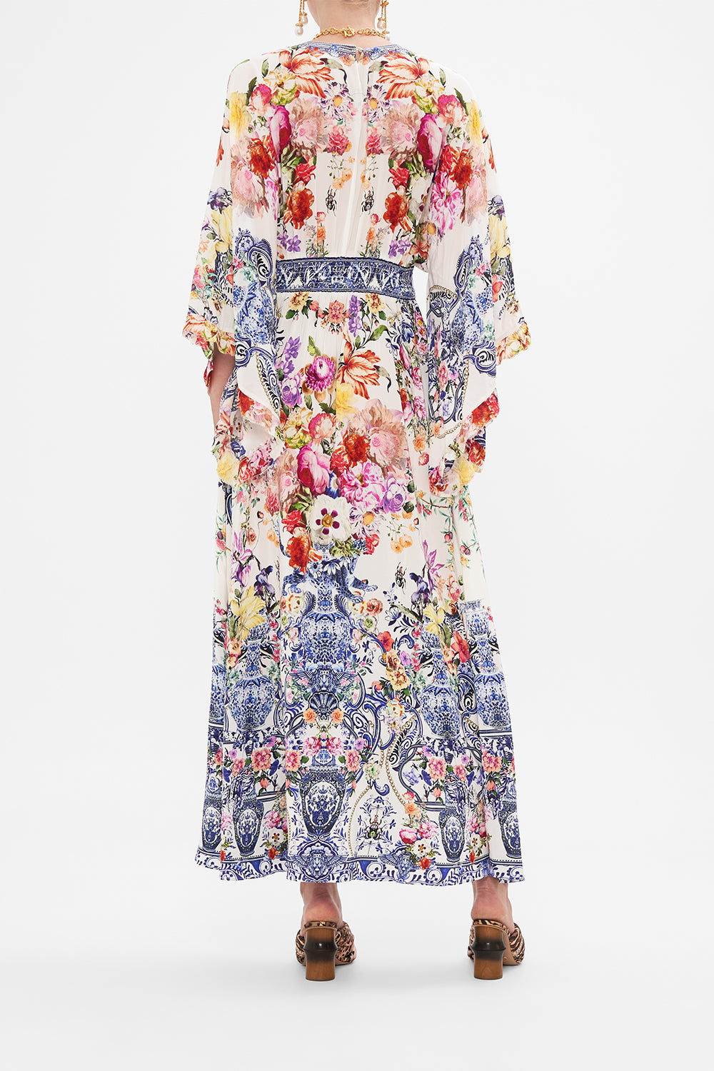 CAMILLA WAISTED DRESS WITH KIMONO SLEEVE - DUTCH IS LIFE - ESCAPE CLOTHING
