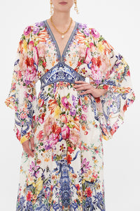 CAMILLA WAISTED DRESS WITH KIMONO SLEEVE - DUTCH IS LIFE - ESCAPE CLOTHING