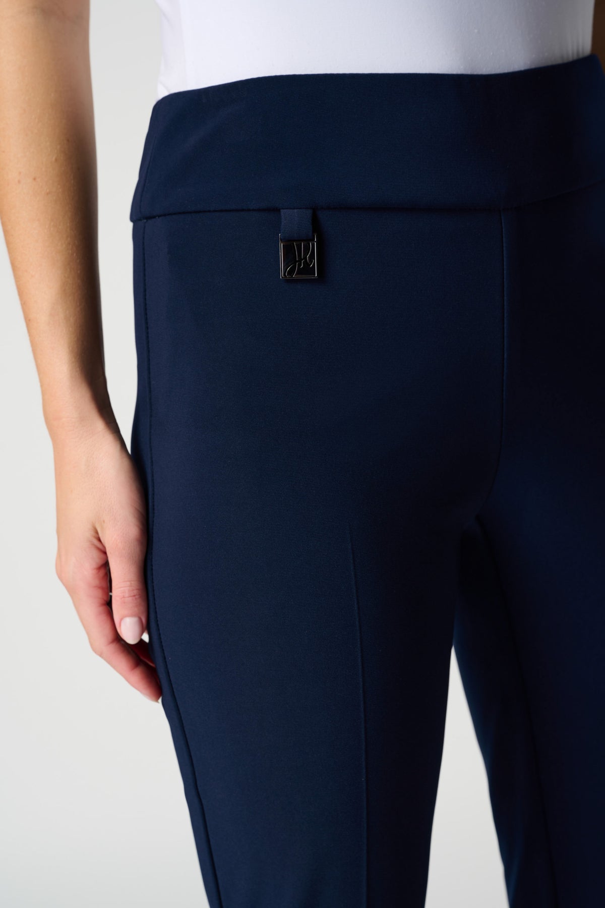 Joseph Ribkoff Madison Split Leg Capri - Midnight Blue