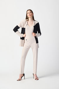 Joseph Ribkoff Madison Split Leg Capri - Moonshine