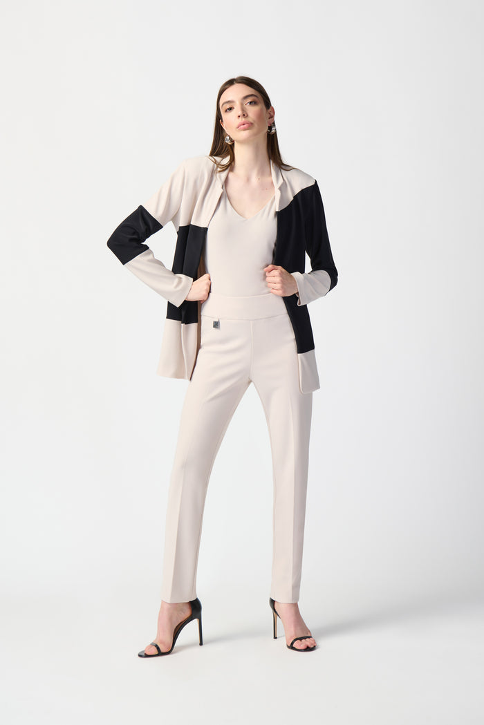 Joseph Ribkoff Madison Split Leg Capri - Moonshine