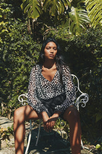 Mos The Label Ava Spots Blouse - Spots Print