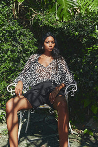 Mos The Label Ava Spots Blouse - Spots Print