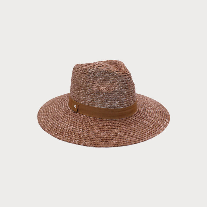 ACE OF SOMETHING BOLOGNA FEDORA IN NUTMEG - Escape Clothing