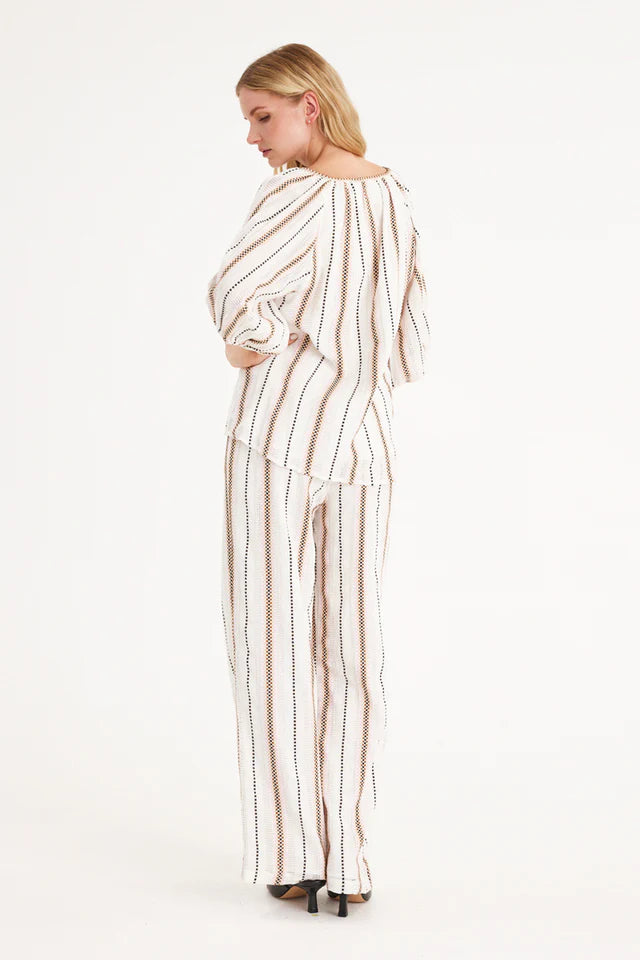 Summery Copenhagen Bella Blouse - Whisper White