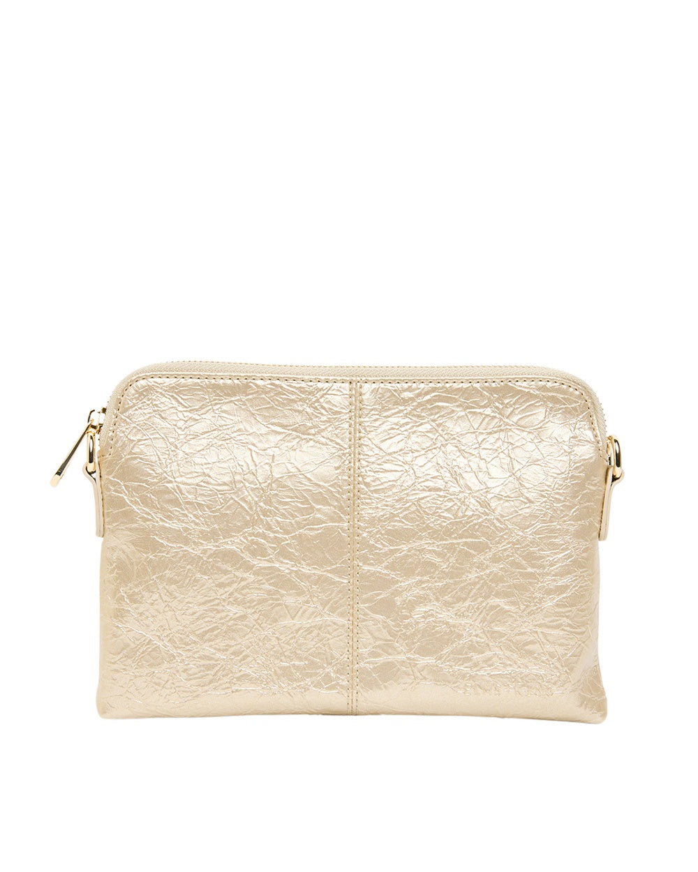 Elms + King Small Bowery Clutch/Wallet - Light Gold Crinkle