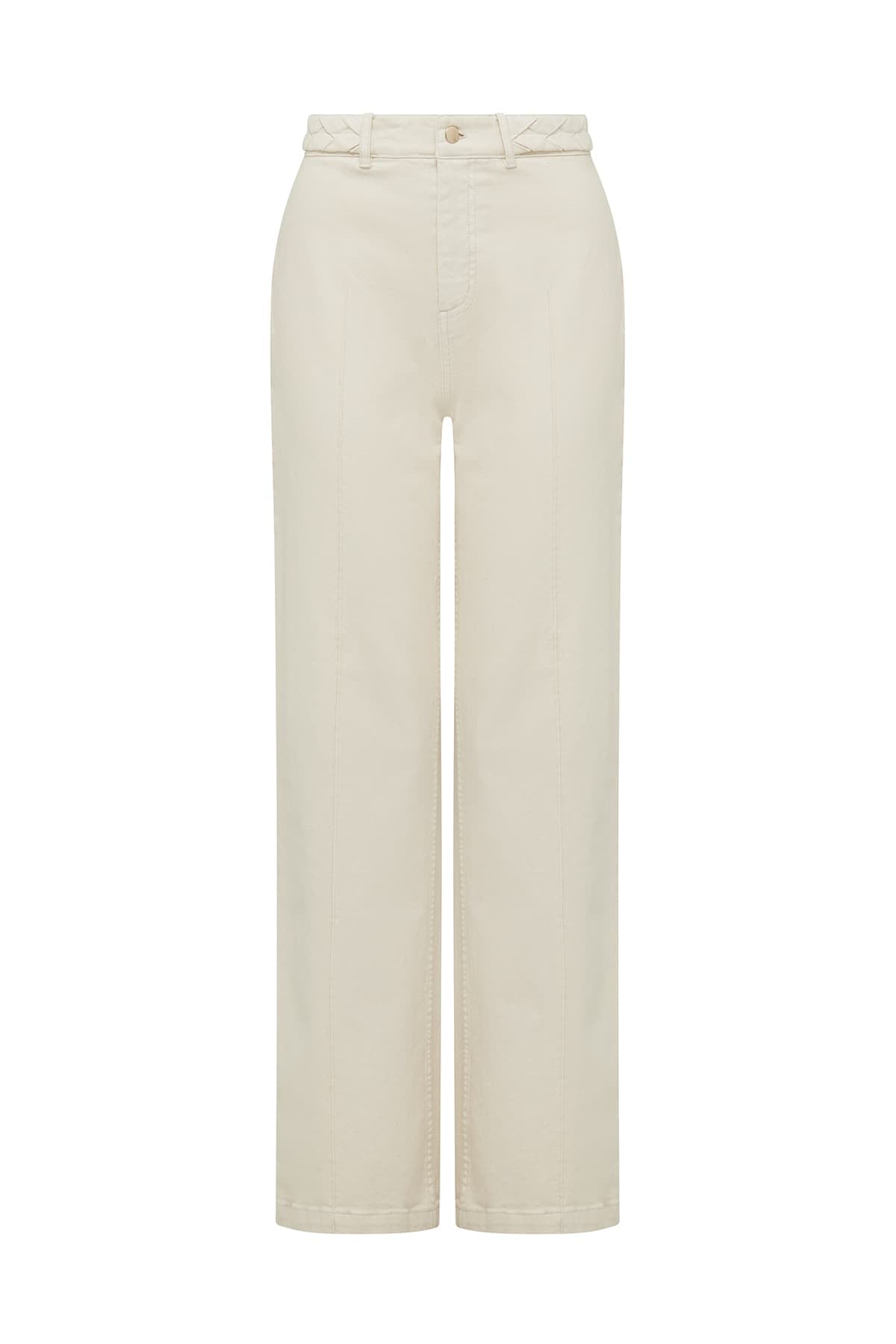 Cable Carter Pant - Ecru