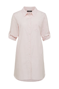 Cable Tomboy Shirt - Pink Stripe