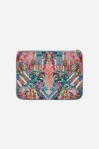 CAMILLA SMALL CANVAS CLUTCH  - FLOWERS OF NEPTUNE