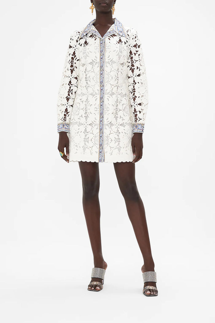 CAMILLA LONG SLEEVE TUNIC DRESS - SEASON OF THE SIREN - ESCAPE CLOTHING