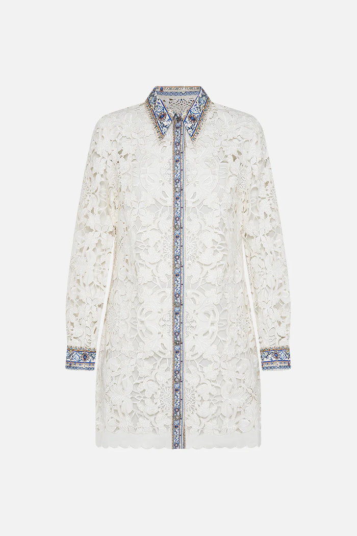 CAMILLA LONG SLEEVE TUNIC DRESS - SEASON OF THE SIREN - ESCAPE CLOTHING