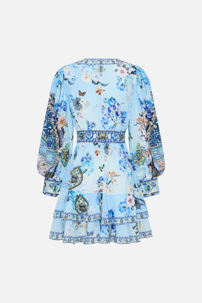 Camilla Button Front Frill Dress - Al Manial Palace Memoirs