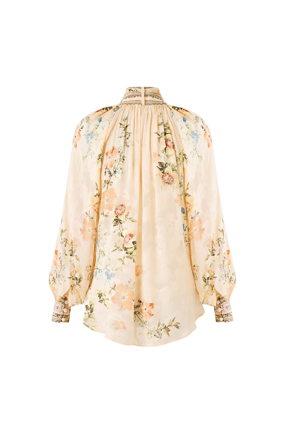 Camilla Detachable Pussy Bow Raglan Blouse - Twilight In Istanbul