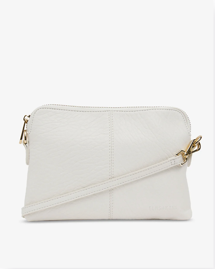 Elms + King Small Bowery Clutch/Wallet-Chalk