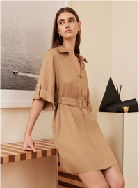 Esmaee Phoenix Dress Songbird - Tan
