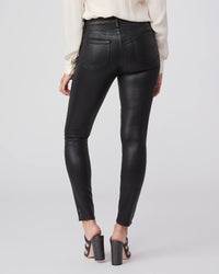 Paige Hoxton Leather Ultra Skinny - Black