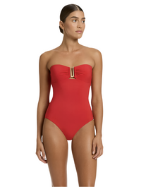 Jets Bandeau 1 Piecej10789 - Rosso
