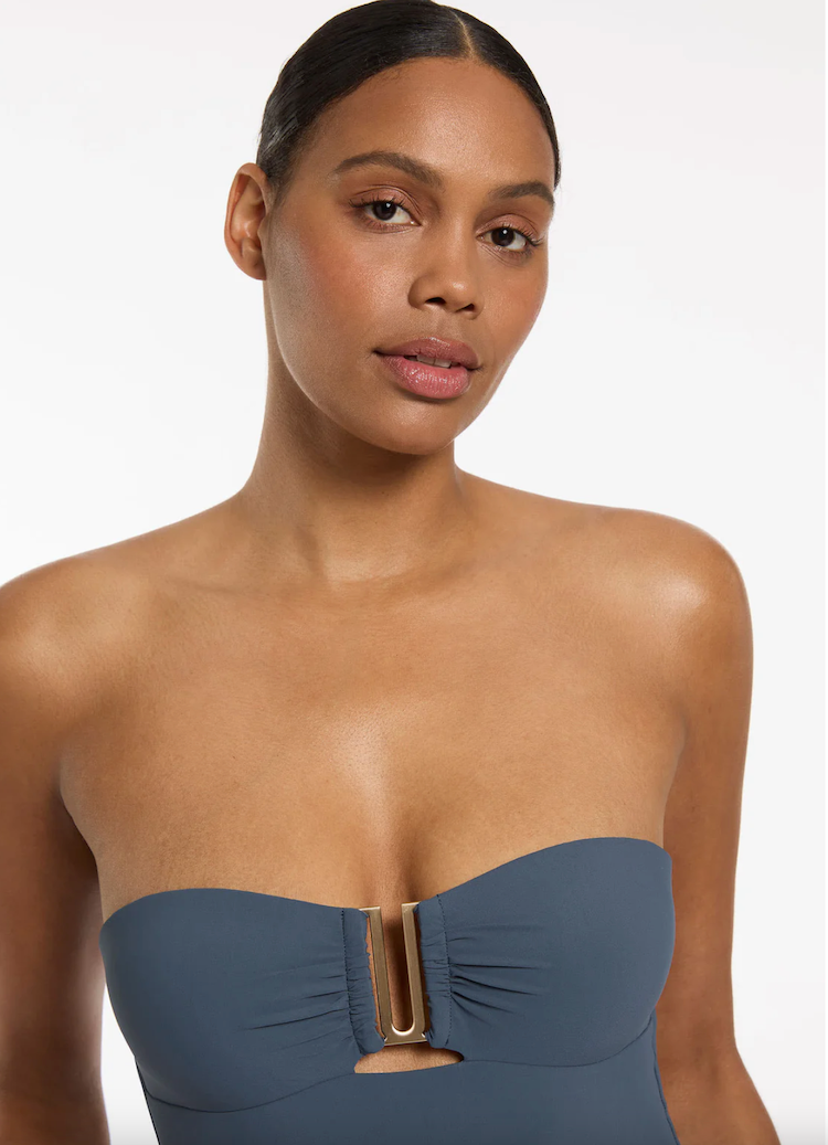 Jets Jetset Bandeau 1 Piece J10789 - Steel Blue