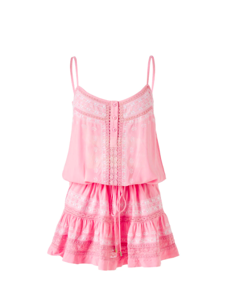 Melissa Odabash Karen Rose/White Dress
