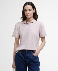Barbour Bowford Polo Top - Primrose Pink