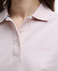 Barbour Bowford Polo Top - Primrose Pink