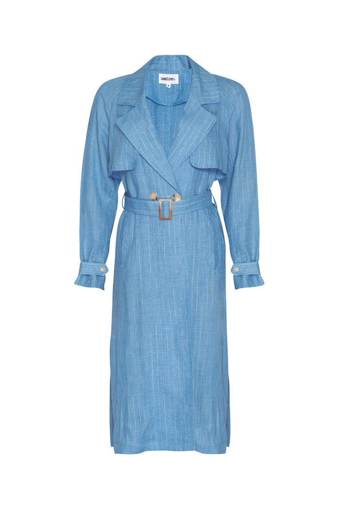 Loobies Story Chianti Trench Coat – Blue Bell