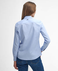 Barbour Derwent Shirt - Pale Blue/Hessian Tartan