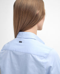 Barbour Derwent Shirt - Pale Blue/Hessian Tartan