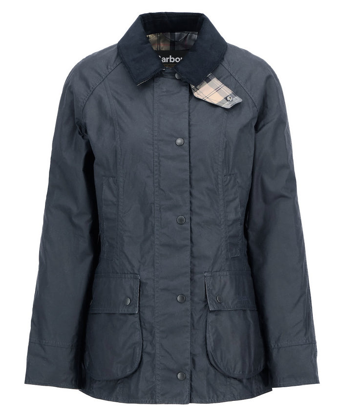 Barbour Beadnell Wax Jacket - Navy