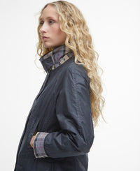 Barbour Beadnell Wax Jacket - Navy