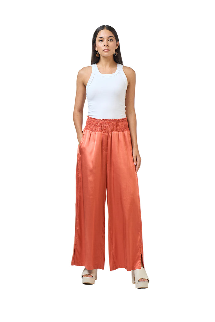 Loobies Story Demi Pant - Burnt Orange