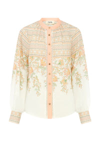 Mos The Label Joanna Blouse - Floral Border Print