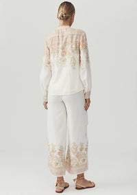 Mos The Label Joanna Blouse - Floral Border Print