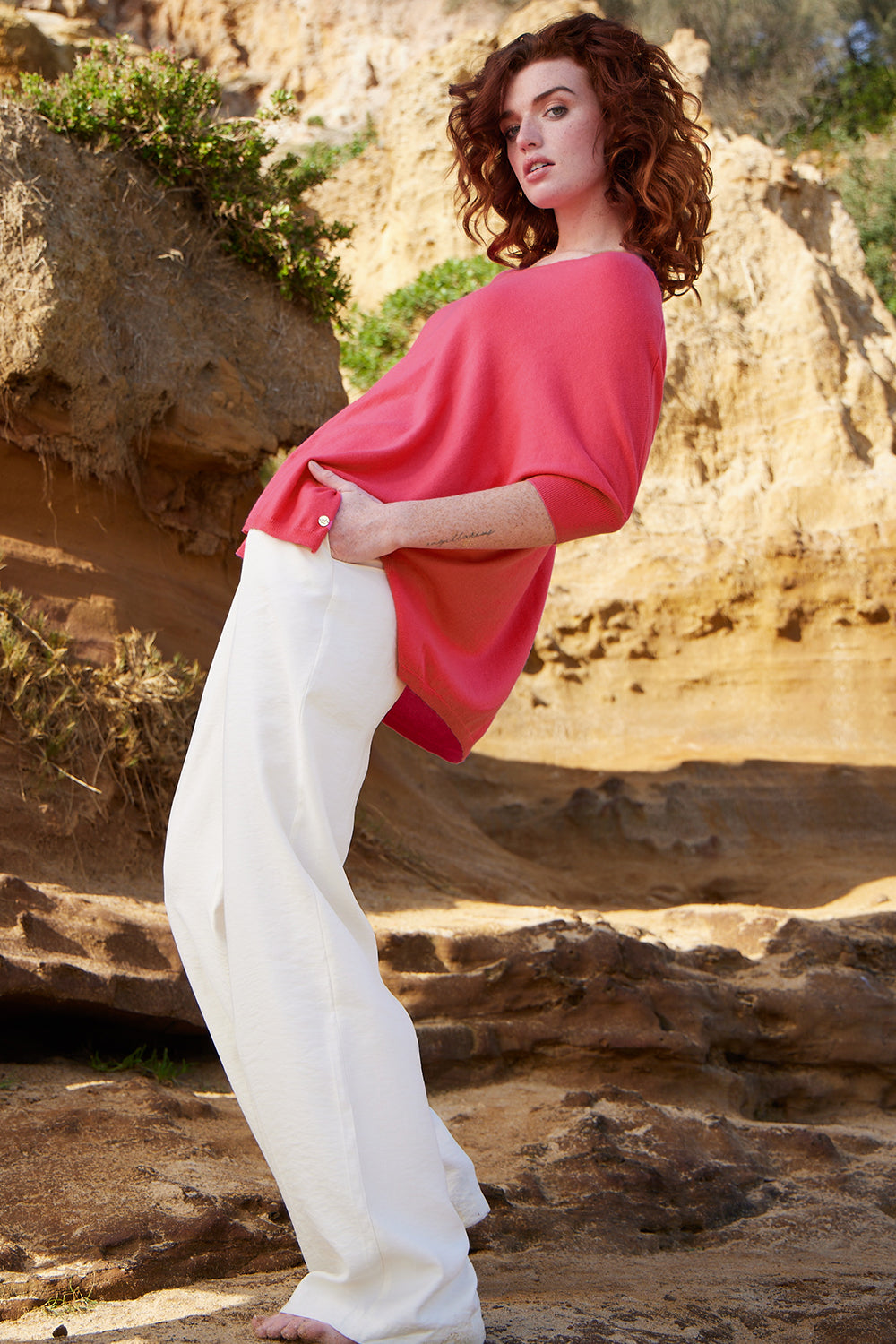 Mia Fratino Cora Wide Tee - Melon