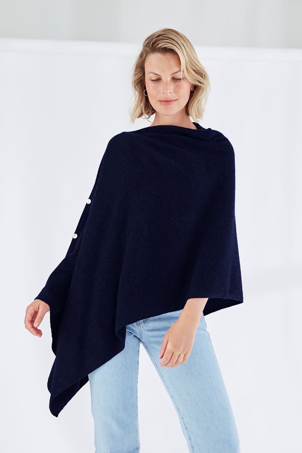 Mia Fratino Sorrento Button Wrap - French Navy