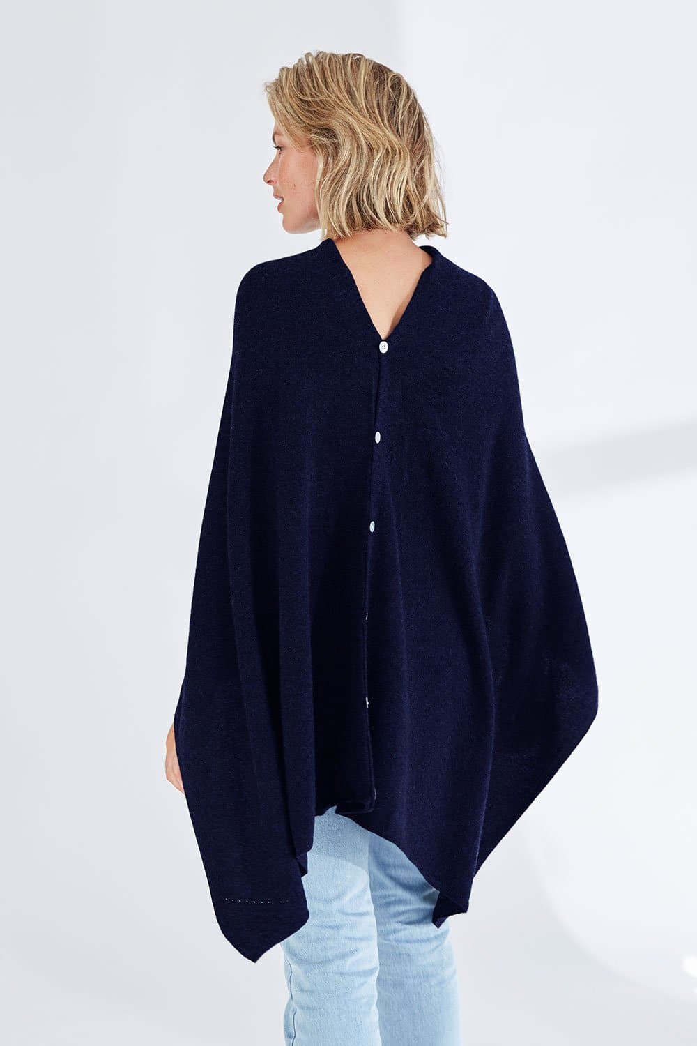 Mia Fratino Sorrento Button Wrap - French Navy