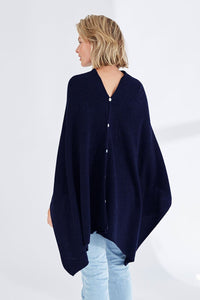 Mia Fratino Sorrento Button Wrap - French Navy