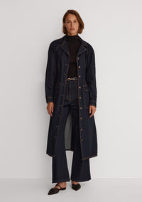 Morrison Boston Denim Shirt Dress - Indigo