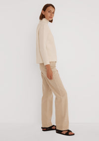 Morrison Callum High Neck Pullover - Cream