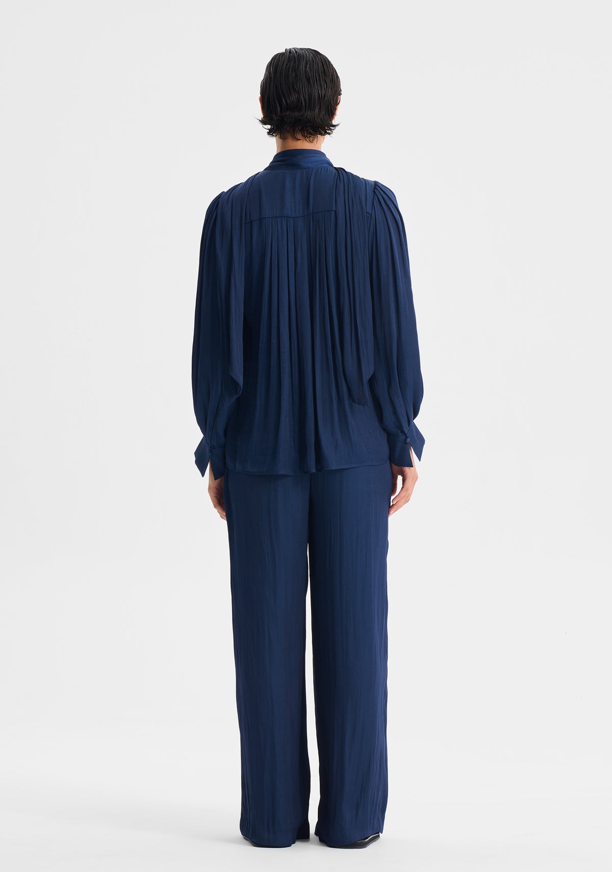 Morrison Lena V-Neck Top - Navy