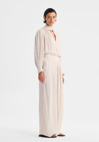 Morrison Lena V-Neck Top - Nougat