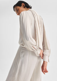 Morrison Lena V-Neck Top - Nougat