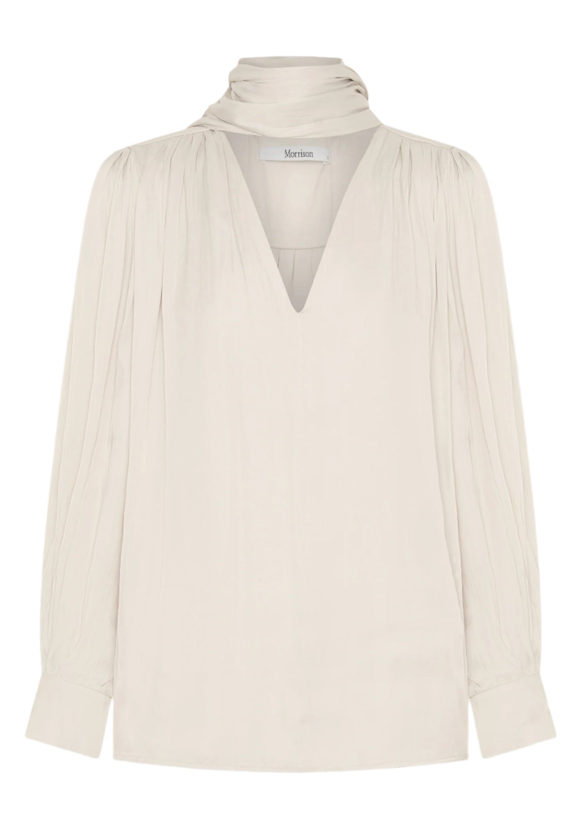 Morrison Lena V-Neck Top - Nougat