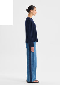 Morrison Rhyan Knit Pullover - Navy