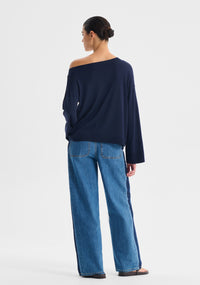 Morrison Rhyan Knit Pullover - Navy