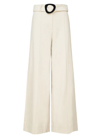 Mos The Label Lis Wide Leg Pants - Ivory