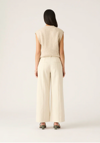 Mos The Label Lis Wide Leg Pants - Ivory